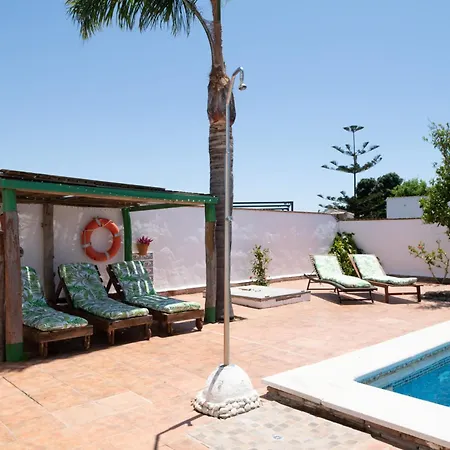 Casa Mayo Con Piscina Privada Casa de Campo Conil De La Frontera