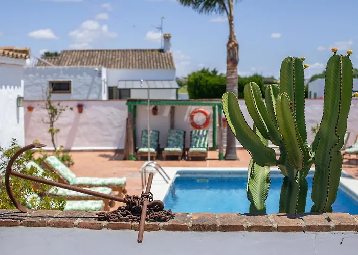 Casa Mayo Con Piscina Privada Casa de Campo Conil De La Frontera